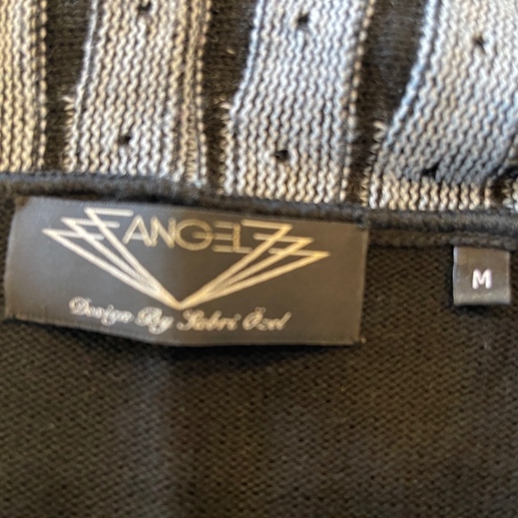 NEW! Angel Design by Sabri Ozel Pleated Italian Circle Cardigan Size Medium - Picture 8 of 10